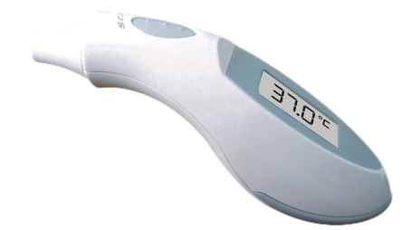 Infrared outlet ear thermometer