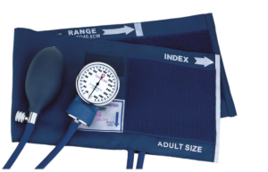 aneroid sphygmomanometer with stethoscope 