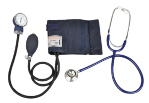 Aneroid Sphygmomanometer with stethoscope