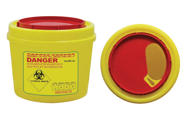 sharps disposal containers