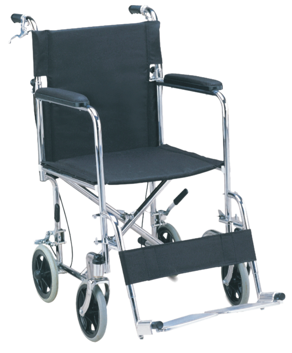 steel wheelchair for elderly